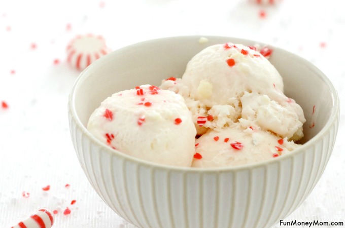 Peppermint Ice Cream With White Chocolate