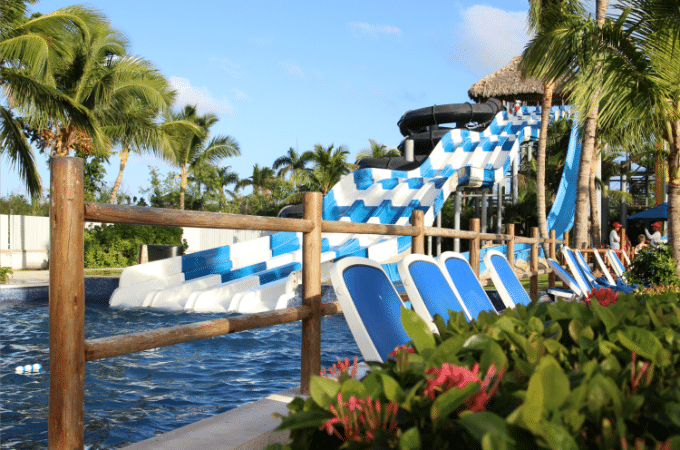Kids and adults will enjoy the water park when they vacation at Memories Splash Punta Cana
