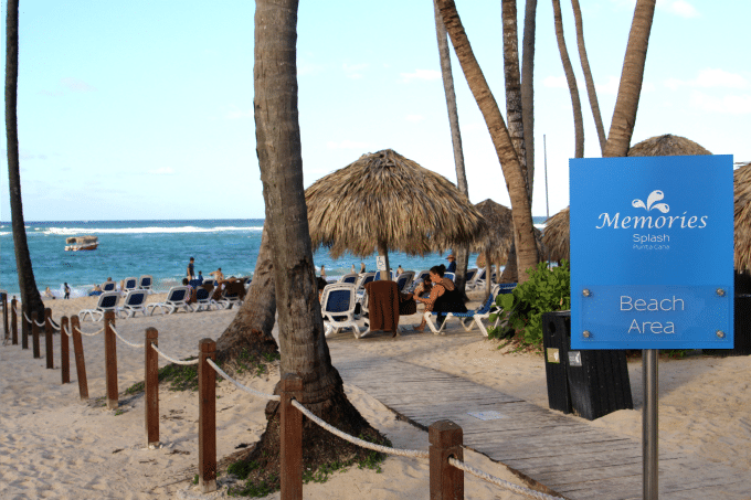 The beach is one of the best reasons to vacation at Memories Splash Punta Cana