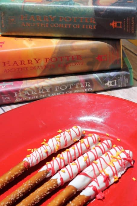 Harry Potter pretzel wands