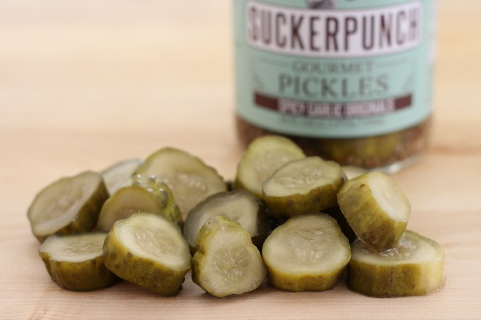 These SuckerPunch pickles are perfect for making a creamy pickle dip