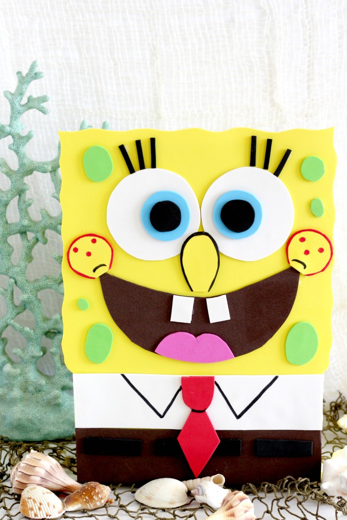 Sponge Bob fans will love this adorable Sponge Bob Valentine Box