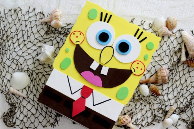 SpongeBob Valentine Box | Fun Money Mom