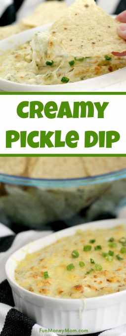 Looking for a delicious party food for your next get-together? This Creamy Pickle Dip with SuckerPunch Pickles is perfect as a tailgating snack, party appetizer or just any occasion where you want a little more than the traditional chips and dip recipe.