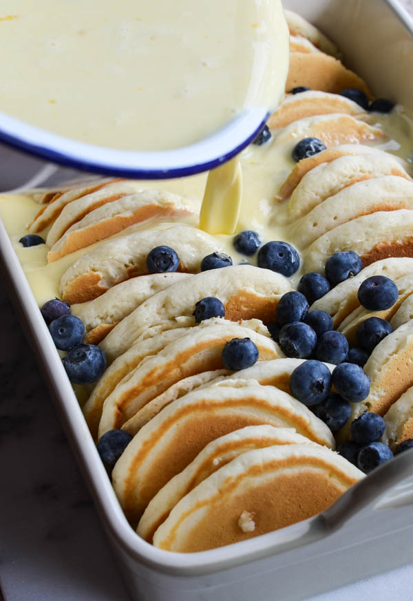 Breakfast casseroles - Blueberry Pancake French Toast Bake