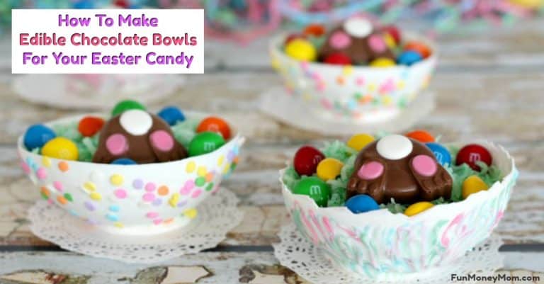 How To Make Edible Chocolate Bowls For Your Easter Candy