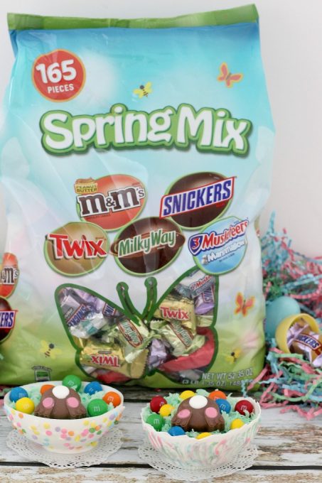 These Spring Mix candies fit perfectly into plastic eggs