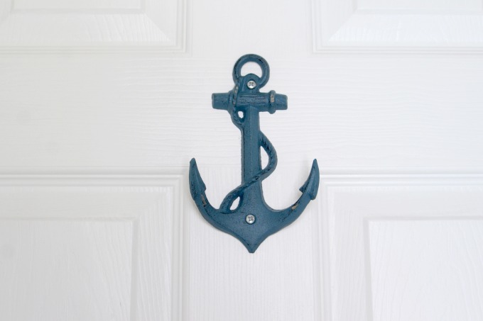 This anchor made a great hook for the new towels