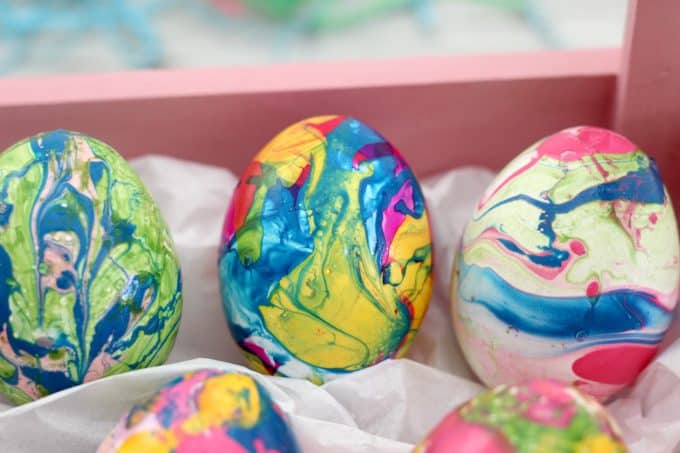 Place these decorative Easter eggs around the house for the holiday
