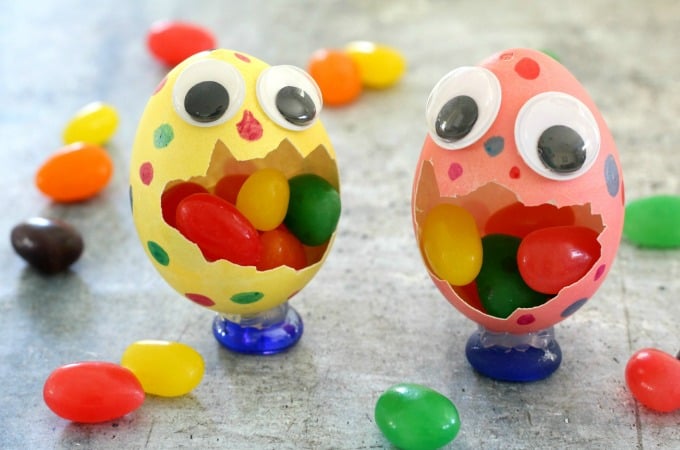 Friendly Easter Egg Monsters