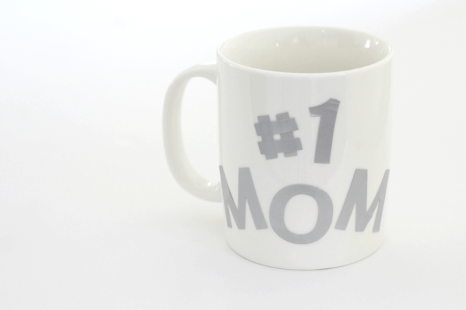 A DIY coffee mug gift is perfect for Mother's Day
