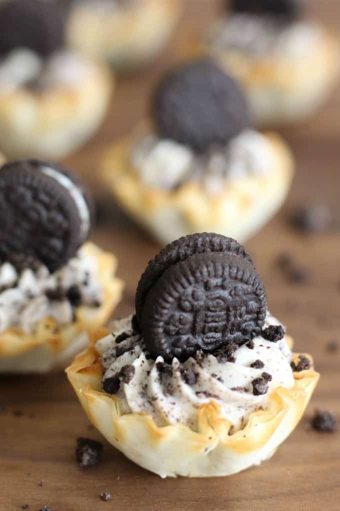 These Oreo cheesecake bites are such easy desserts to make that you'll want to make them for every party