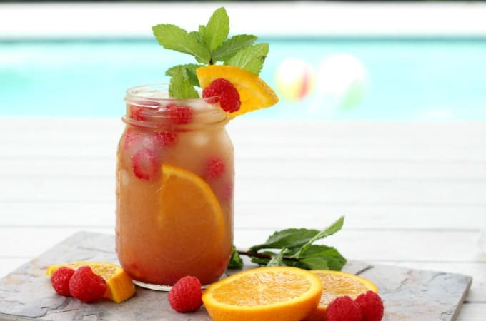 Raspberry Orange Iced Tea Recipe