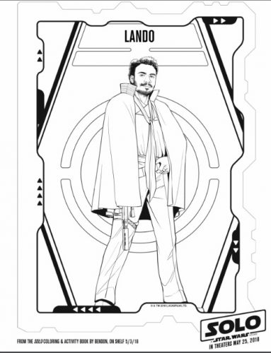 Lando Coloring Page 