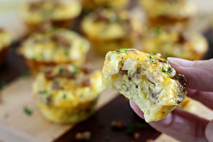 These breakfast egg muffins are gone in two bites