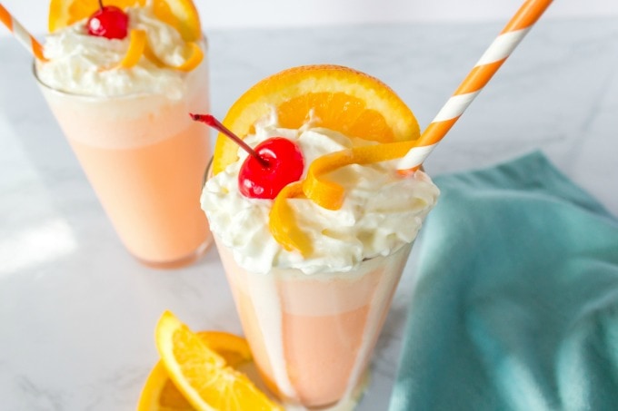 The Best Orange Creamsicle Milkshake