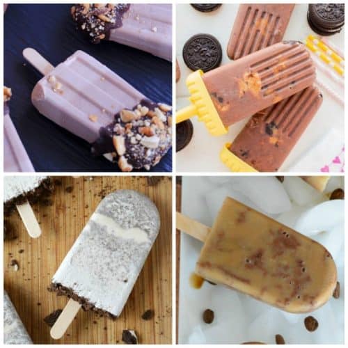 If you have a sweet tooth, just add a little chocolate to your popsicle recipe