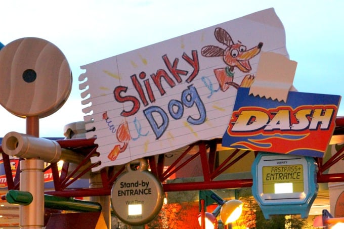Slinky Dog Dash at Toy Story Land Orlando