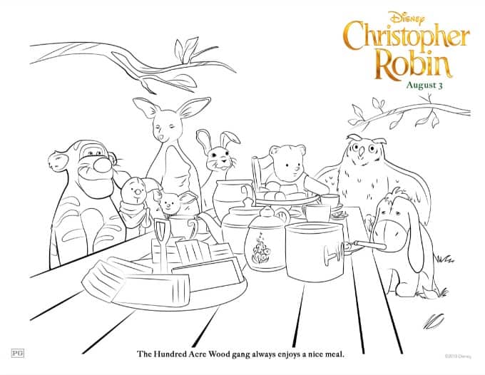 550 Coloring Pages Pooh Bear And Friends  Best Free