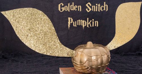 Golden snitch pumpkin facebook