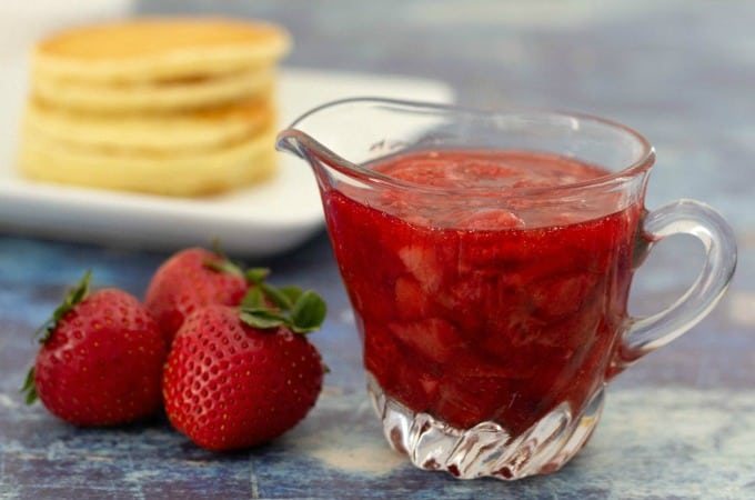 Easy Homemade Strawberry Syrup (with video)