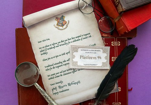 Harry Potter party invitations