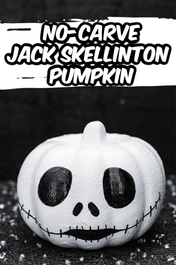 Jack Skellington Pumpkin (Easy Pumpkin Painting Craft)