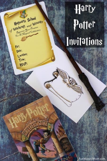Harry Potter Invitations Pinterest 1
