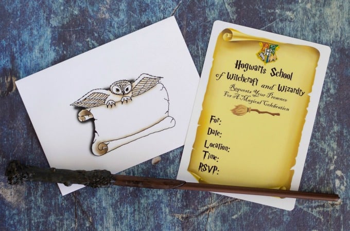 Free Printable Harry Potter Invitations | Fun Money Mom
