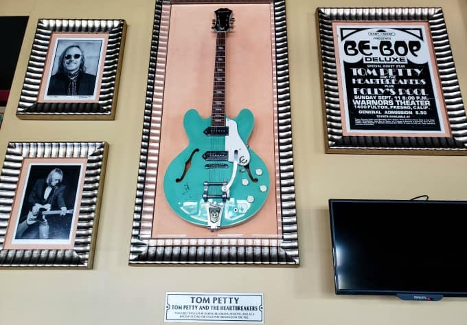 Tom Petty's Guitar at the Hard Rock Cafe Fiji