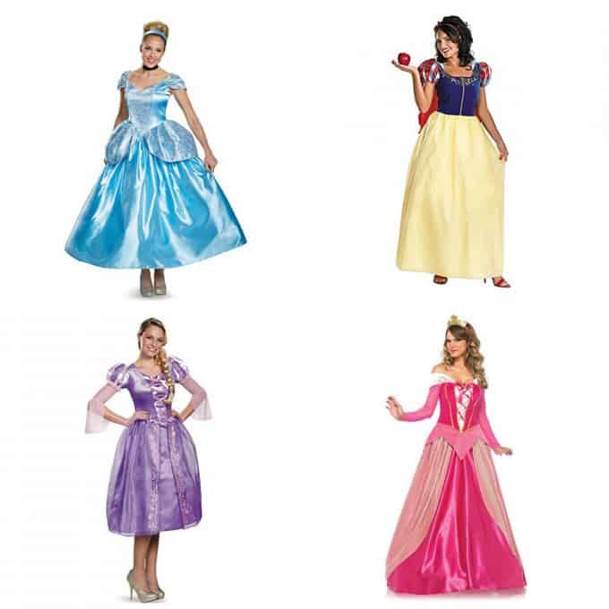 Disney princess costumes for women