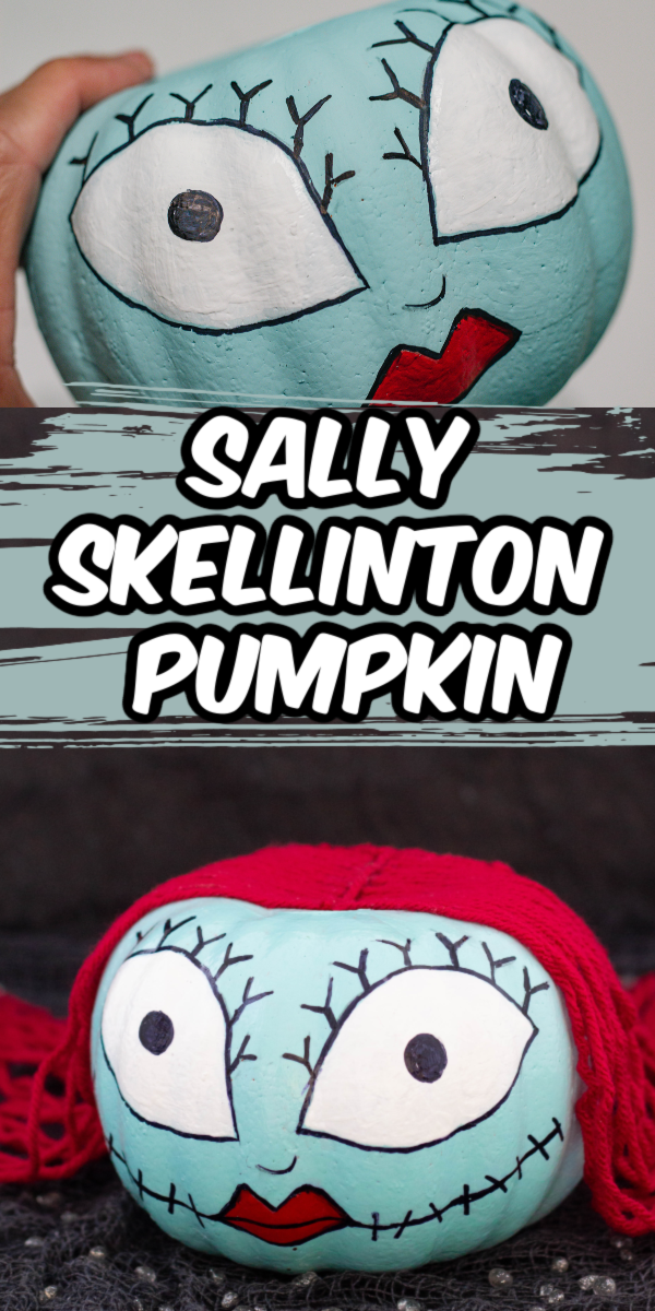 How To Make A Sally Skellington Pumpkin | Fun Money Mom