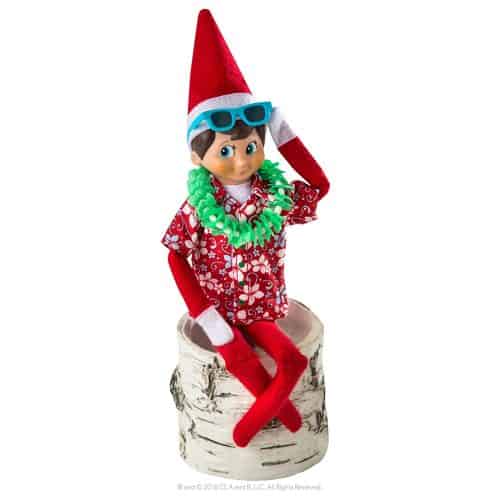 A cute Hawaiian shirt might be my favorite of the Elf On The Shelf clothes