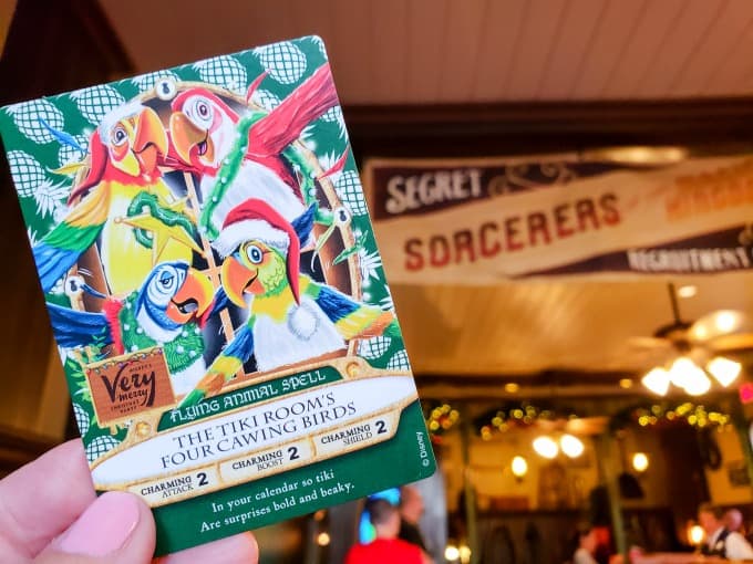 Sorcerers Of The Magic Kingdom Christmas Party Card