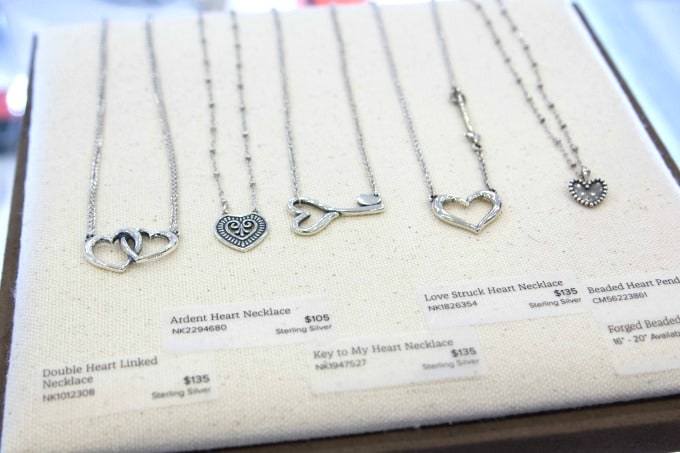 Heart Shaped necklaces from James Avery Jewelry