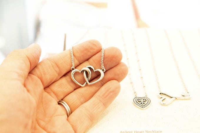 Heart necklace from James Avery