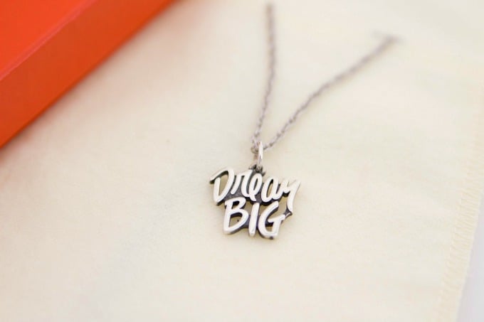 This Dream Big necklace tells my story