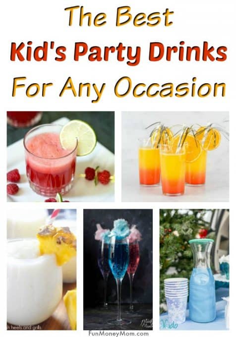Kid's Party Drinks - Need New Year's Eve drinks for kids? From cotton candy mocktails to drinks that sparkle, these kid's mocktails are perfect for New Year's Eve or any other occasion. #partydrinksforkids #kidspartydrinks #birthdayparties #newyearsforkids #mocktails