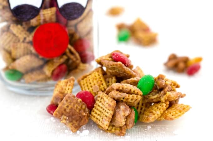 This Chex party mix is perfect for the holidays