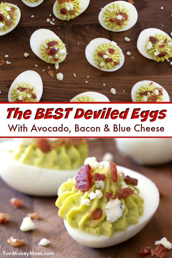 Avocado Deviled Eggs Pin