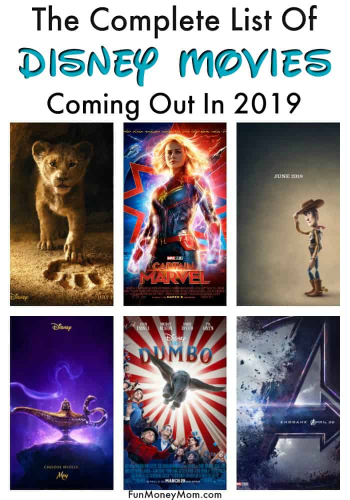 Disney Movies Coming Out In 2019