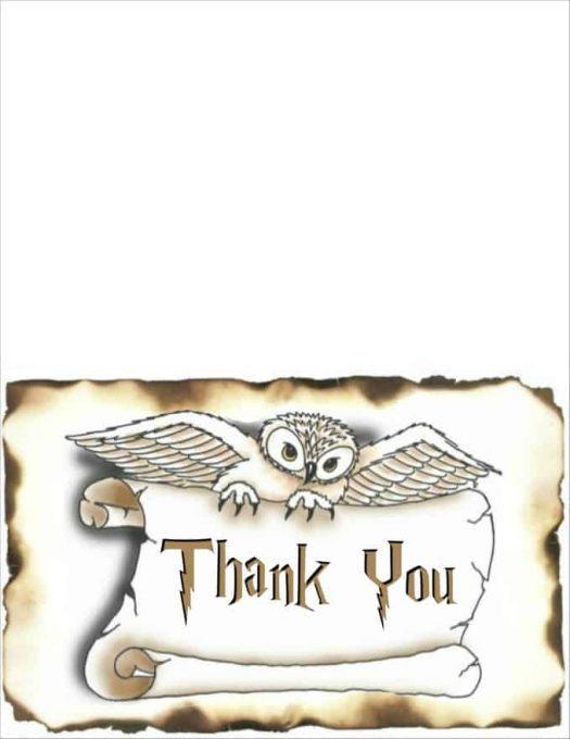 Harry Potter Thank You Cards (free printables) | Fun Money Mom