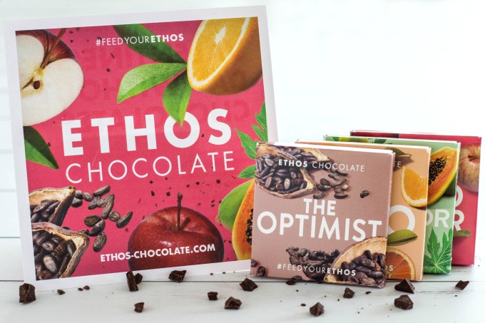Ethos Chocolates in four flavors