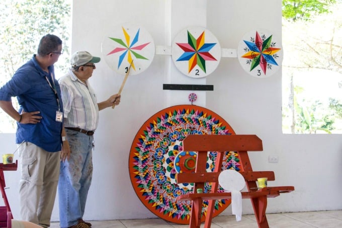 If you're artsy, painting in Sarchi Artisan Village is one of the best things to do in Costa Rica