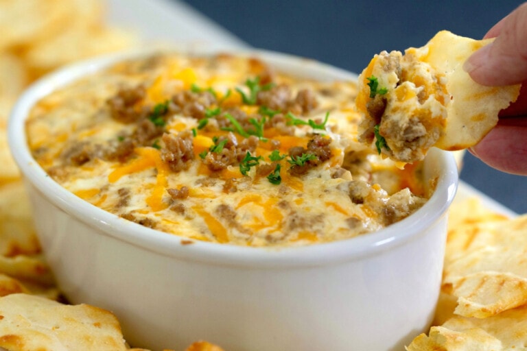 Easy Sausage Cheese Dip
