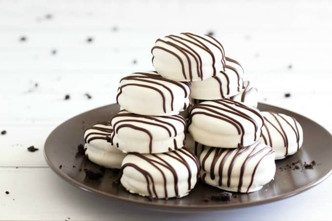 White Chocolate covered oreos