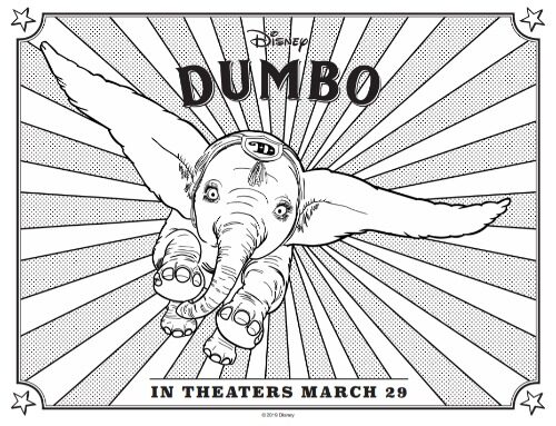 Dumbo Coloring Page 2a