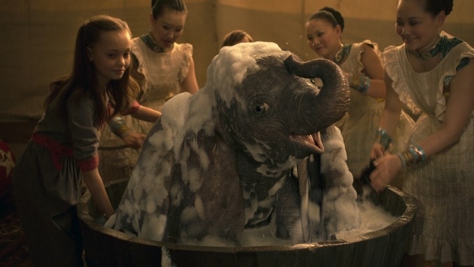 Dumbo in bath