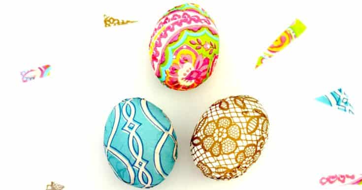 How To Make Napkin Wrapped Easter Eggs