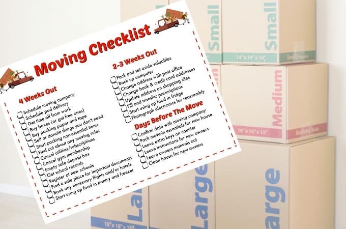 The Moving Checklist You Can’t Live Without (with free printable)